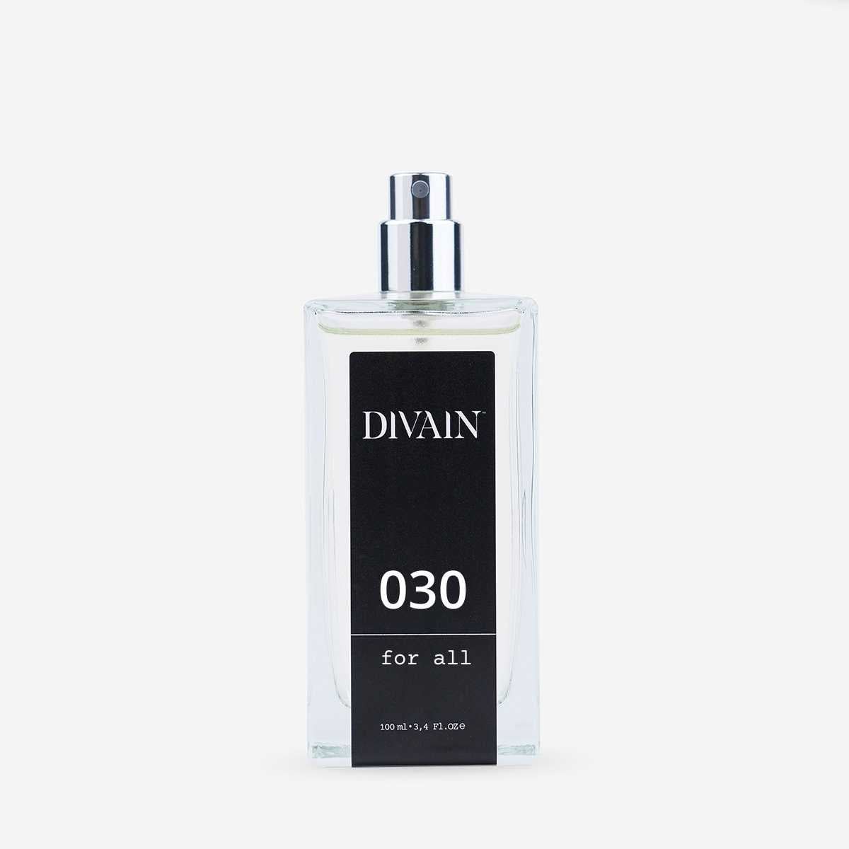 Frasco de perfume equivalente unisex divain-030