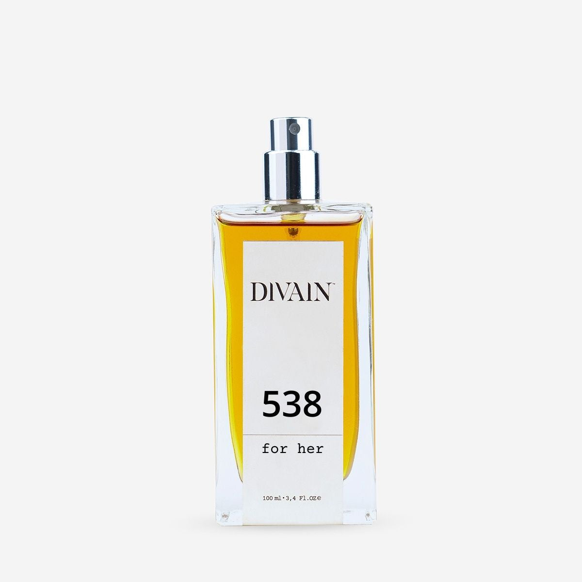 Frasco de perfume generico para mulher divain-538