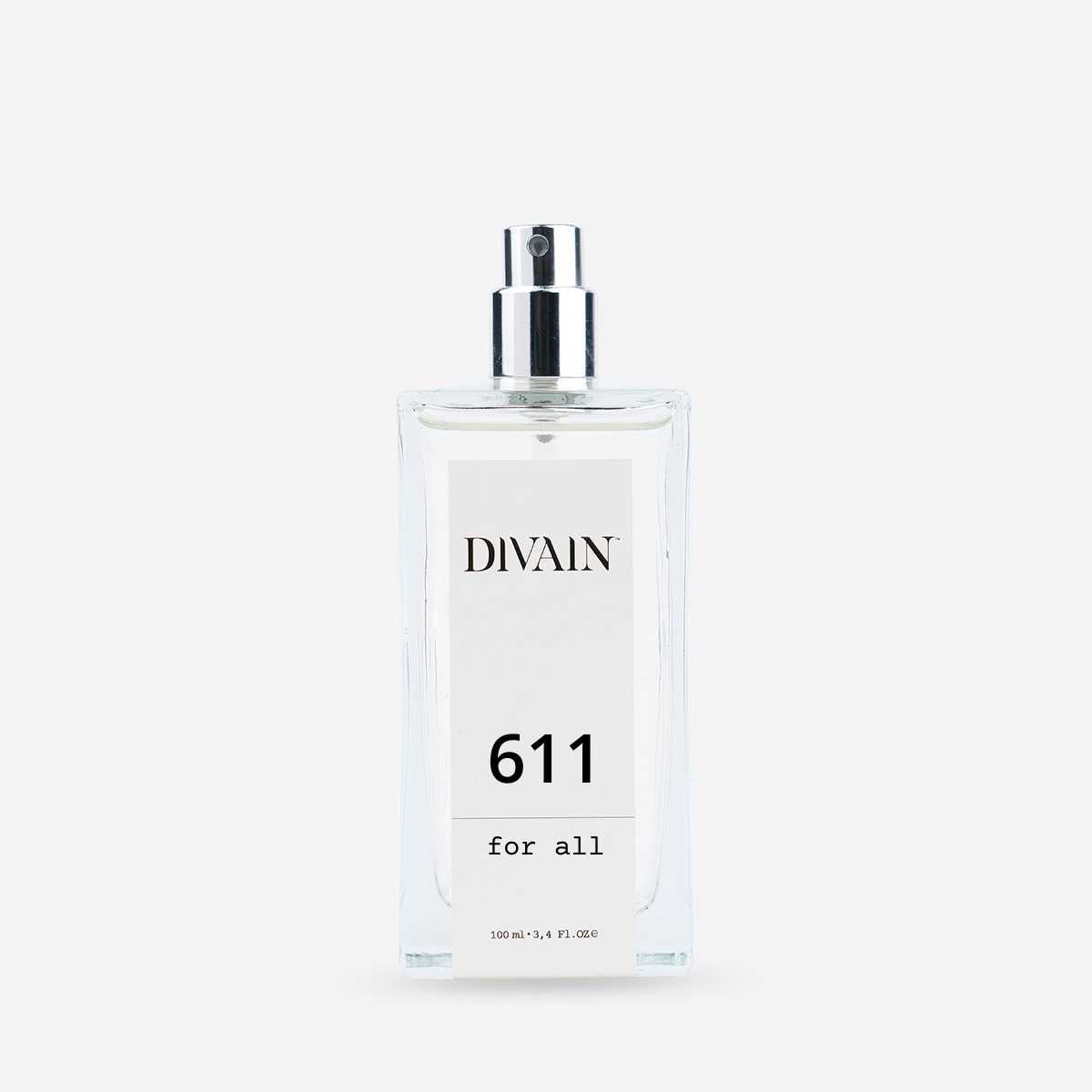 Frasco de perfume generico unisex divain-611