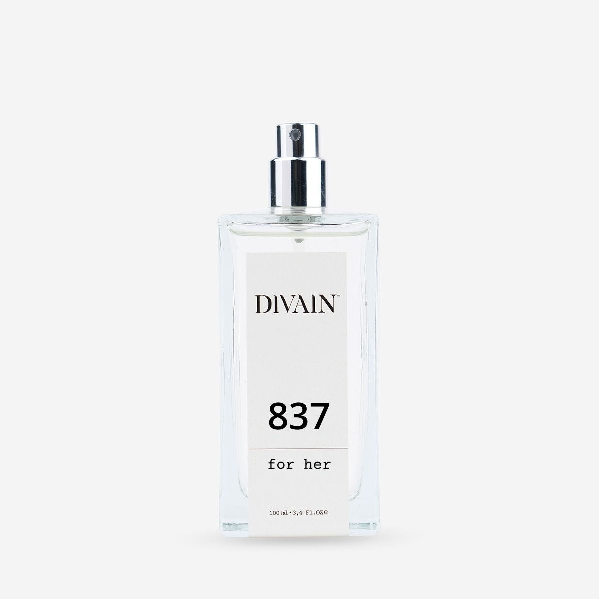 Frasco de perfume equivalente para mulher divain-837