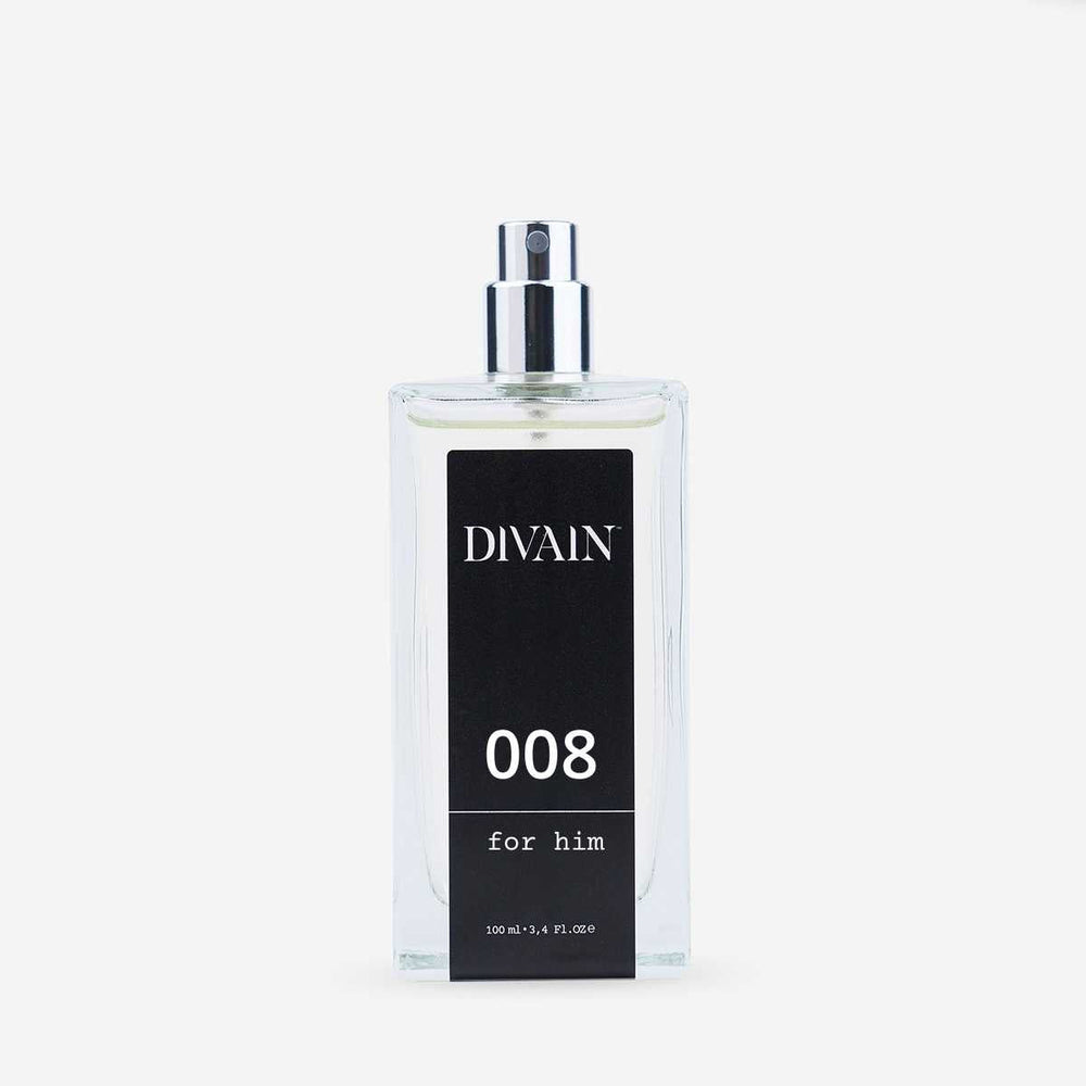 Frasco de perfume equivalente para homem divain-008