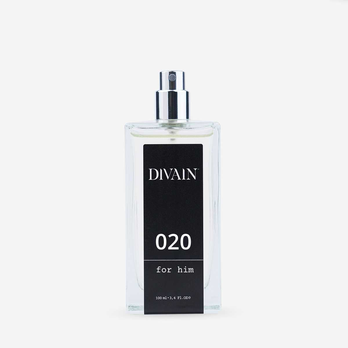 Frasco de perfume equivalente para homem divain-020