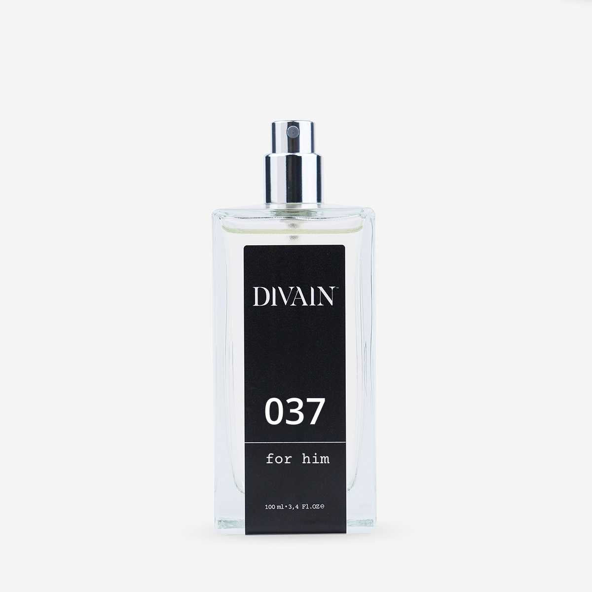 Frasco de perfume equivalente para homem divain-037