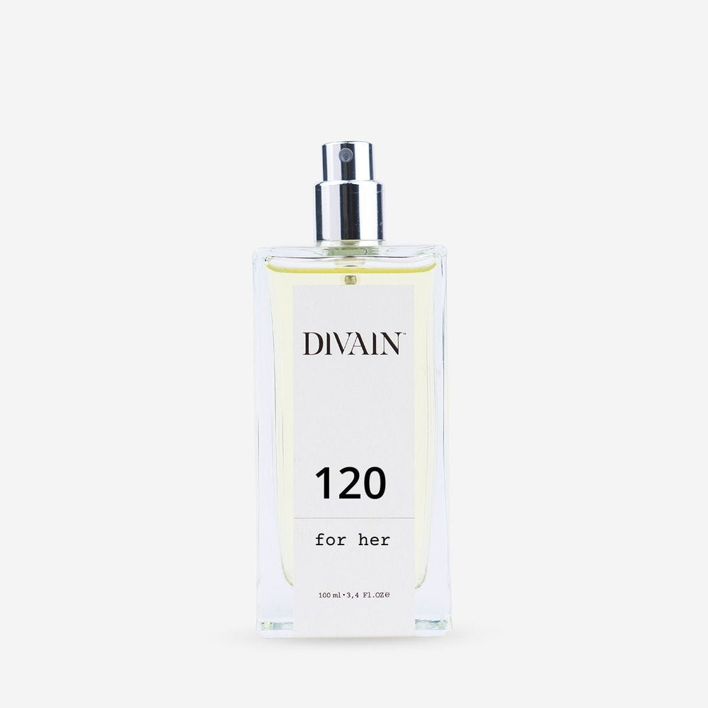 Frasco de perfume equivalente para mulher divain-120