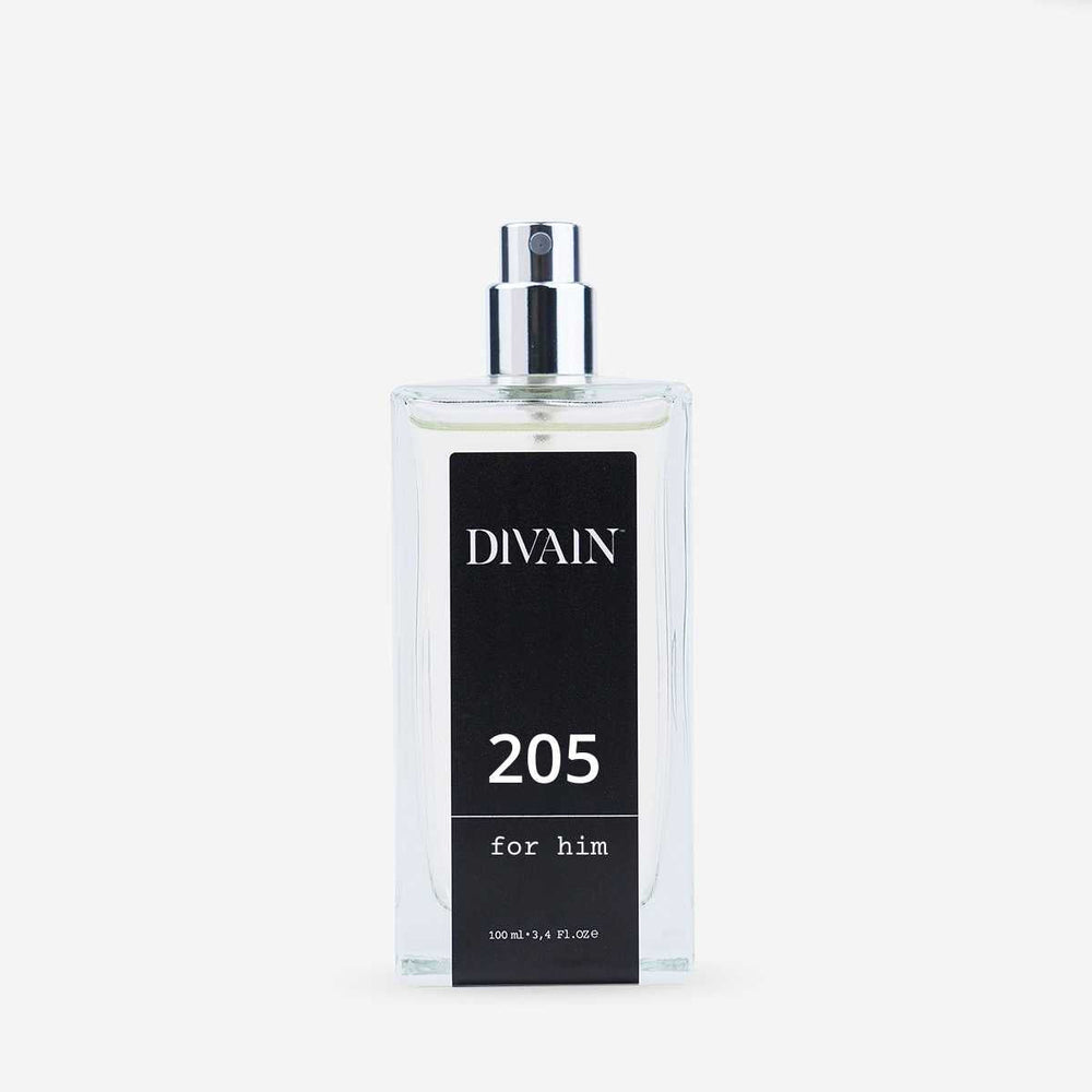 Frasco de perfume equivalente para homem divain-205