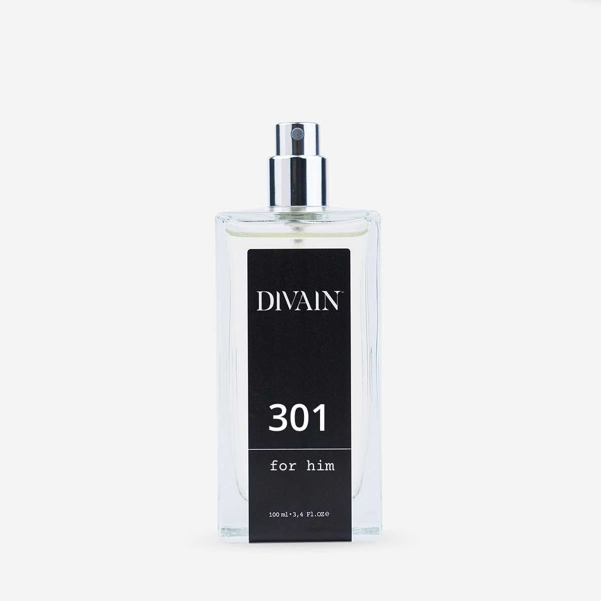 Frasco de perfume generico para homem divain-301