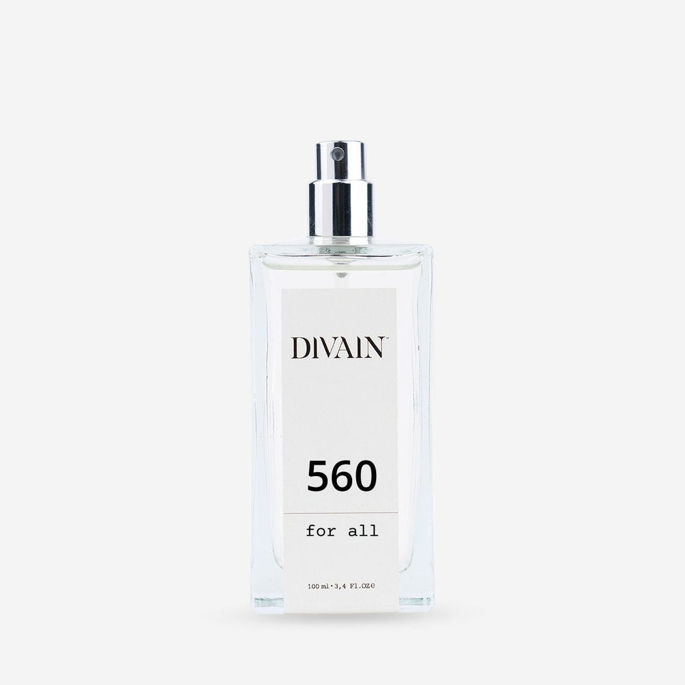 Frasco de perfume equivalente unisex divain-560